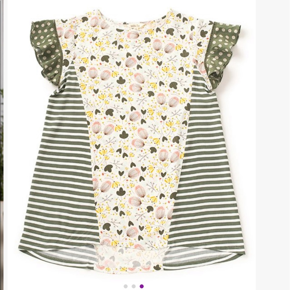 Matilda Jane Green and Beige Woman’s top - Picture 3 of 9